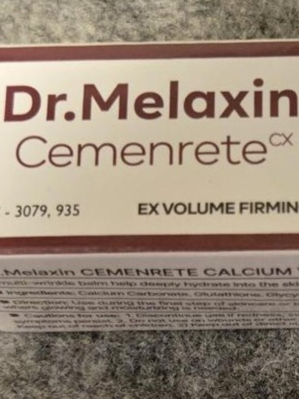 Dr. Melaxin Cemenretex Calcium Volume Multi Balm 9g Stick Sealed/Exp 2029